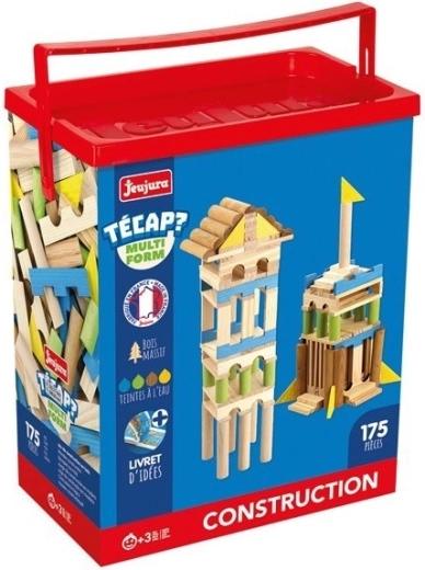 Jeujura – jeu de construction en bois Técap Multiform (175 pièces)