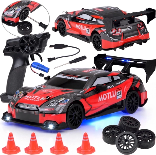 Voiture de sport télécommandée 4x4 avec drift 1:24