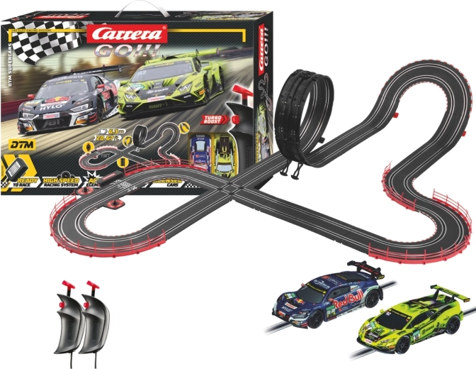 Circuit Carrera GO DTM Supercars 6,3 m avec Audi R8 LMS et Lamborghini Huracán