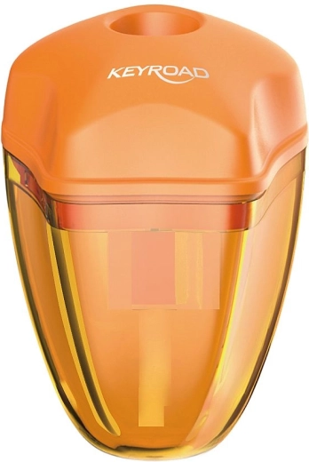 Taille-crayon Keyroad Star avec réservoir orange
