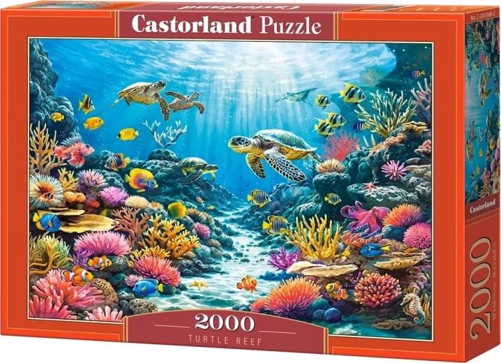 Puzzle Castorland Récif de tortues, 2000 pièces