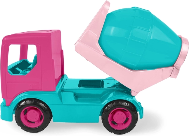 Camion-bétonnière rose Wader TechTruck
