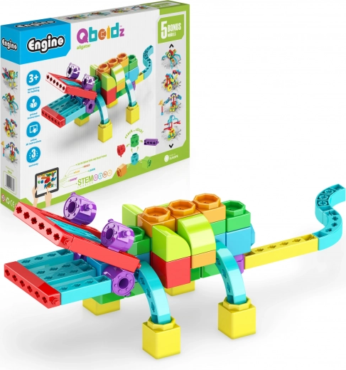 Jeu de construction Alligator Engino Qboidz pour enfants