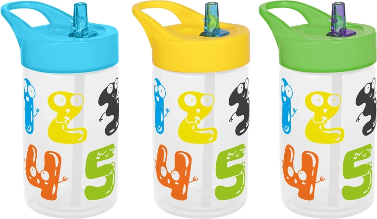 Gourde enfant avec paille 400 ml