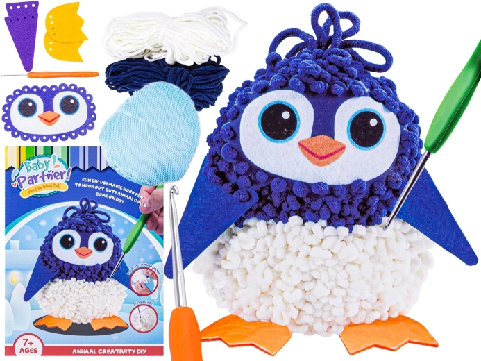 Kit créatif pour fabriquer une peluche – DIY manchot