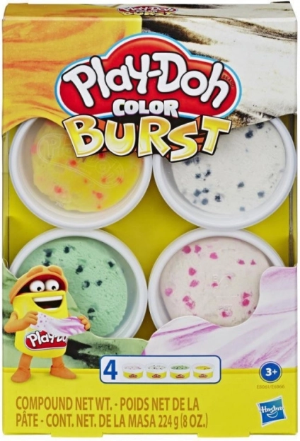 Emballage de pâte à modeler PlayDoh Color Burst Ice Cream