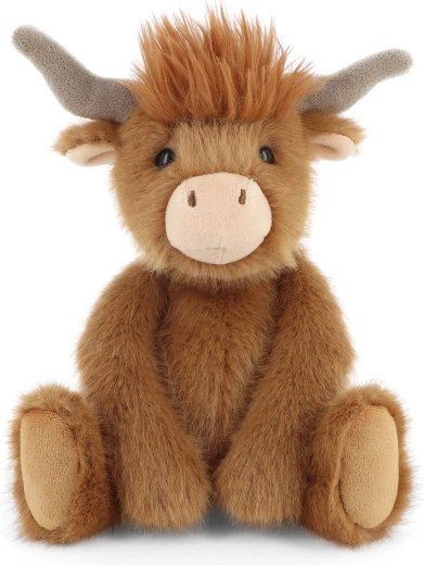 Peluche vache écossaise Keeleco Le monde magique 20 cm