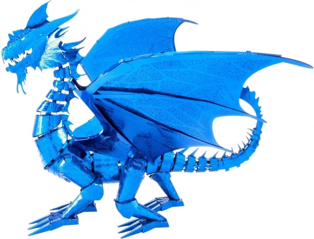 Puzzle 3D Dragon Bleu Metal Earth