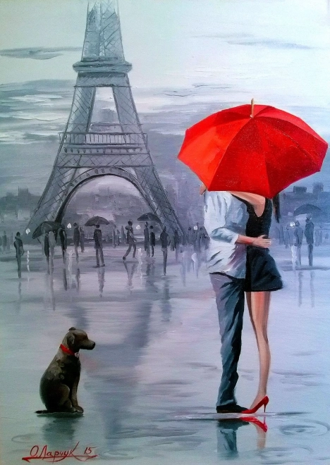 Enjoy Puzzle Paris pour deux 1000 pièces