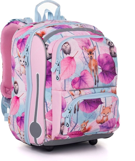 Cartable scolaire Topgal animaux de la forêt