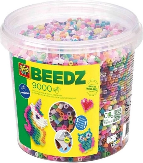 SES Beedz perles à repasser tendance – mix 9000 pièces