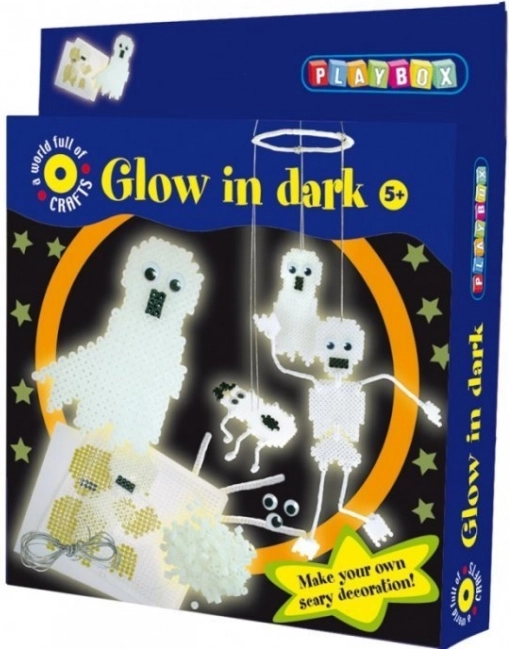 Perles à repasser lumineuses Squelettes et fantômes 1100 pièces