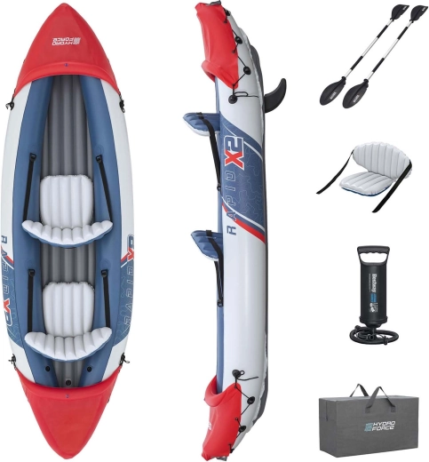Kayak gonflable HYDRO-FORCE Lite Rapid X2 pour 2 personnes 321 × 100 cm