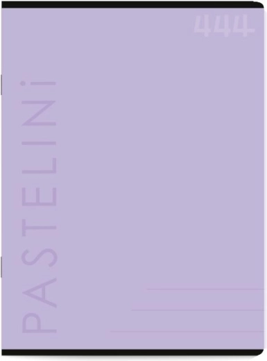 Cahier A4 PASTELINI violet ligné, 40 feuilles