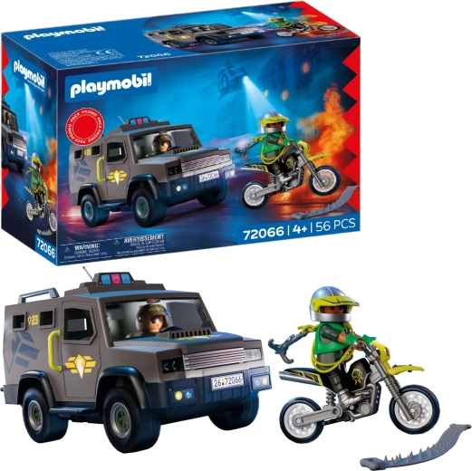 Playmobil SWAT véhicule tactique avec figurines et accessoires
