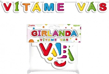 Guirlande en papier Bienvenue