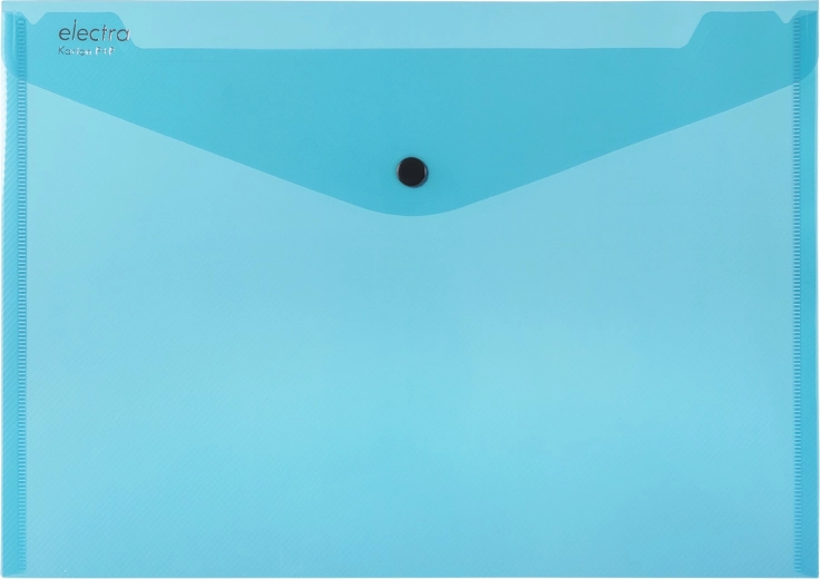 Pochette à bouton-pression A4 ELECTRA, vert foncé