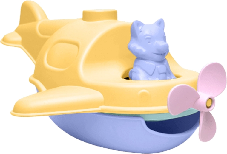 Simple. hydroptère 2 en 1 – avion orange et bateau flottant pour l’eau et le sable