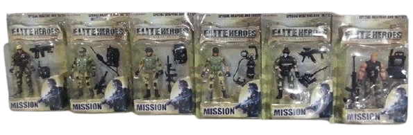 Soldat avec accessoires – figurine d’action pour enfants