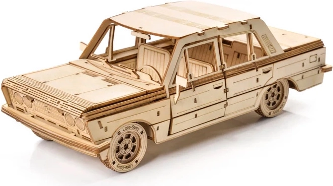 Little Story puzzle 3D en bois voiture FSO Fiat 125p 1:16