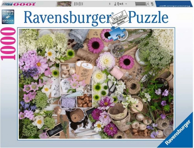 Puzzle 1000 pièces – magnifiques fleurs RAVENSBURGER