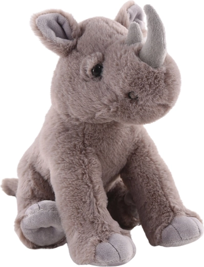 Rhinocéros en peluche assis 25 cm
