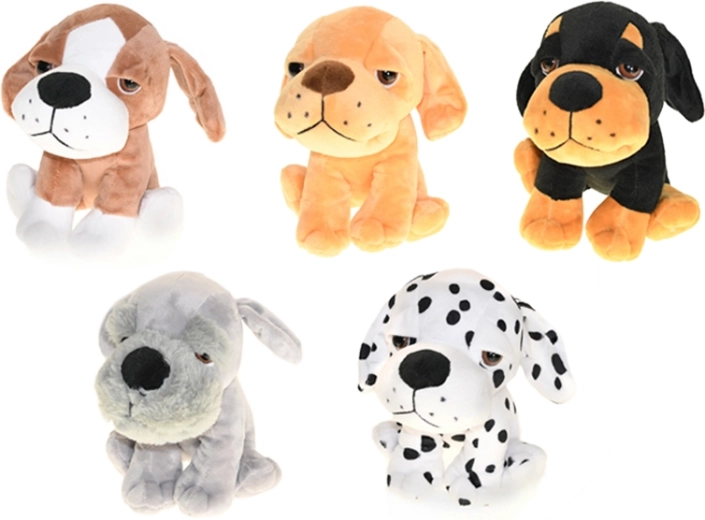 Chiot en peluche 15 cm – adorable doudou pour la chambre d’enfant