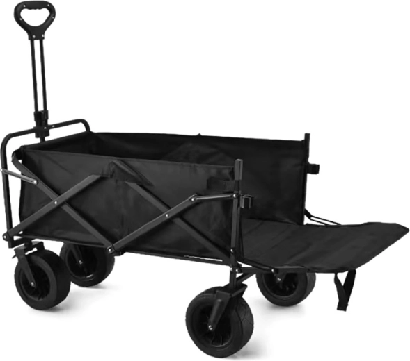 Chariot de transport pliable Baby Mix noir