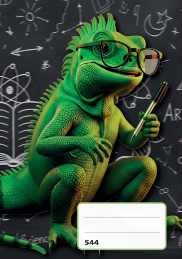 Cahier A5 ligné Iguane - 1 pièce