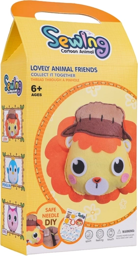 Kit créatif Couds ton propre doudou – lion