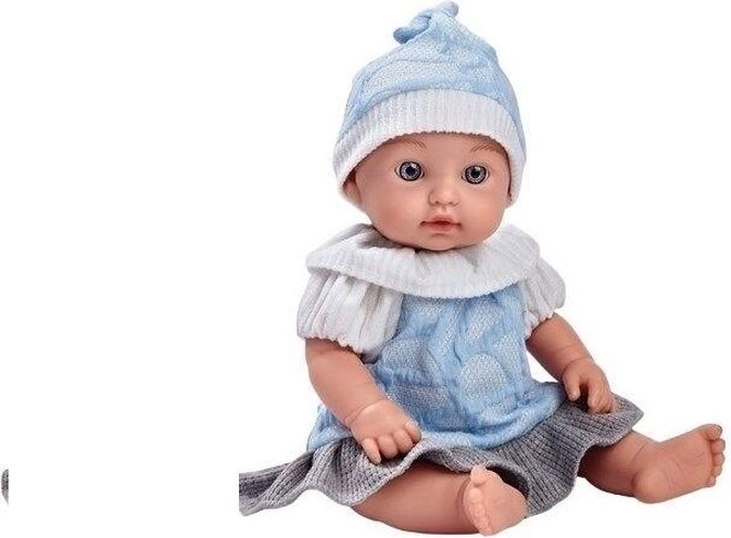 Poupon en caoutchouc en tenue 30 cm