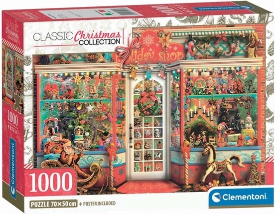 Puzzle Clementoni Compact 1000 pièces – Holiday Shop