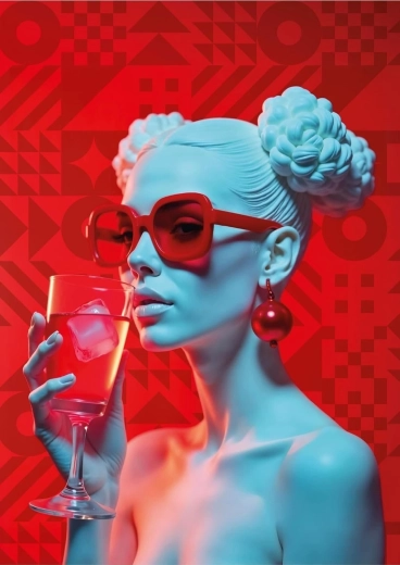 Puzzle ART PUZZLE Série WOWO : Crimson koktejl 1000 pièces