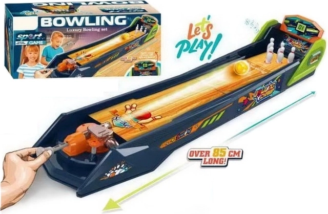 Quilles pour enfants avec lanceur et piste