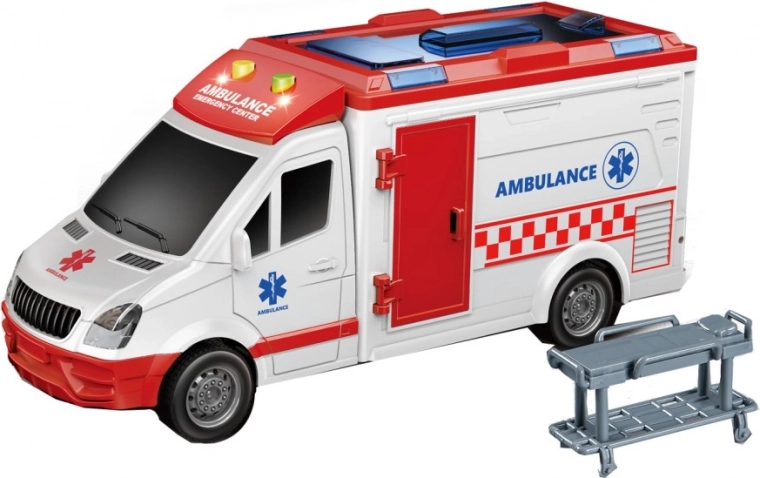 Voiture de secours 1:16 avec effets réalistes