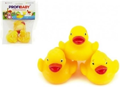 Profibaby petits canards couineurs de bain 6 cm (3 pcs)
