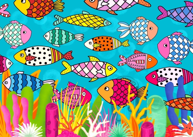 Puzzle Poissons à Motif 1000 Pièces