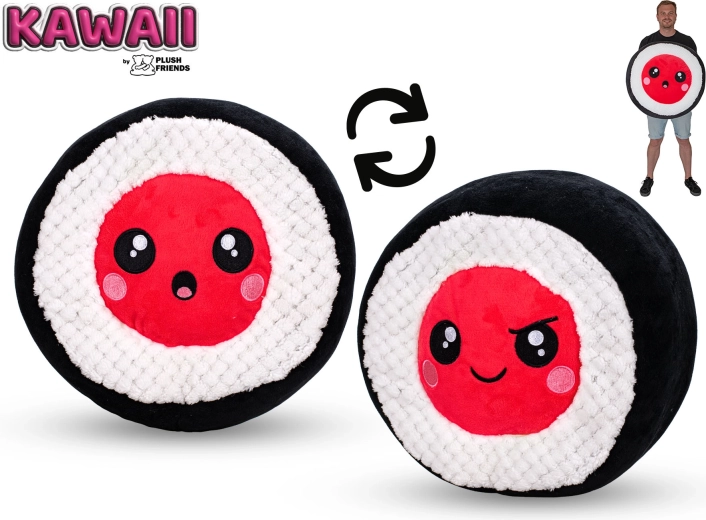 Sushi thon en peluche 60 cm Plush Friends Kawaii