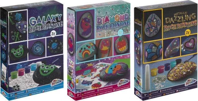 Grafix Peinture diamant : Décoration de galets