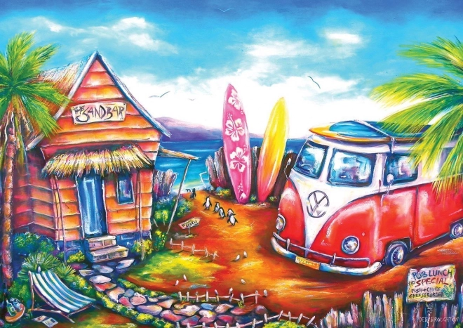 Puzzle camp de surf 260 pièces ART PUZZLE