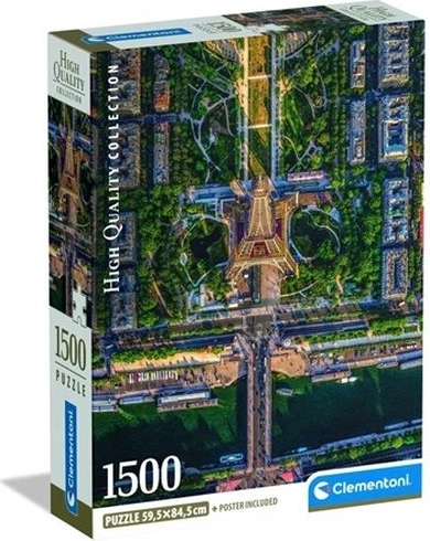 Puzzle Clementoni Flying Over Paris 1500 pièces