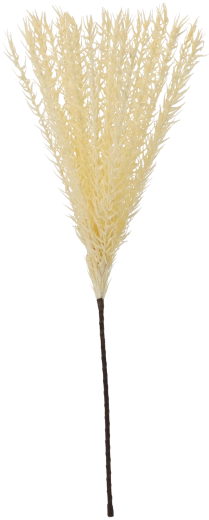 Herbe décorative 85 cm blanche (12 pcs)