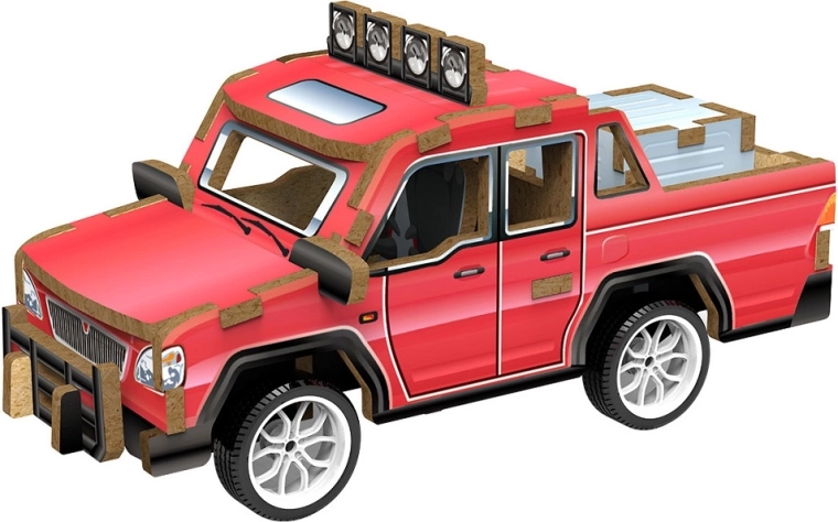 2Kids Toys puzzle 3D en bois pick-up