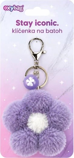 Porte-clés fashion Oxybag fleur violette