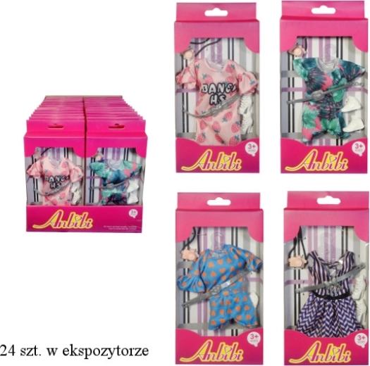 Tenue pour poupée avec accessoires