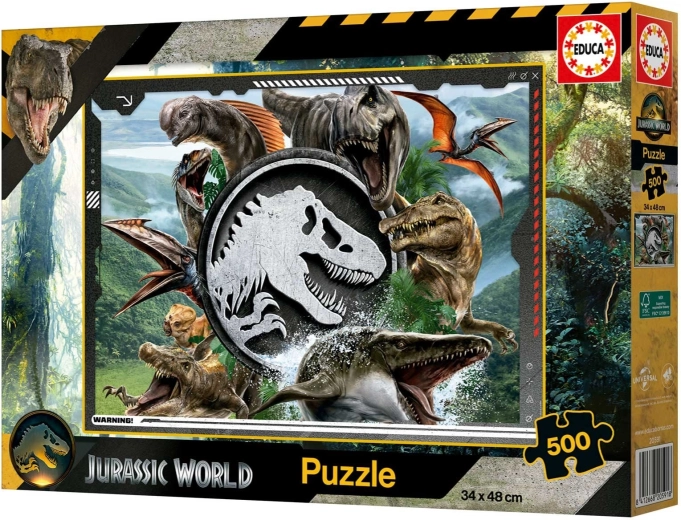 Puzzle Educa Jurassic World 500 pièces