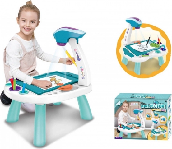 Table avec projecteur