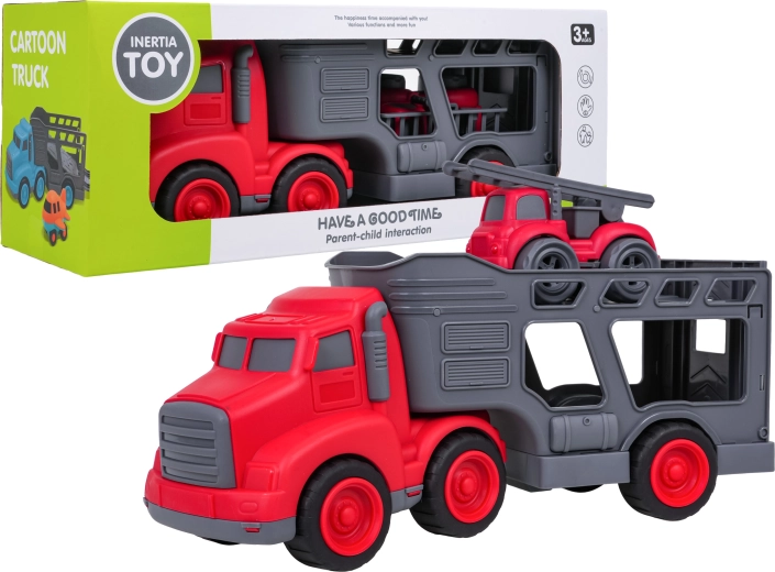 Camion de pompiers avec dépanneuse