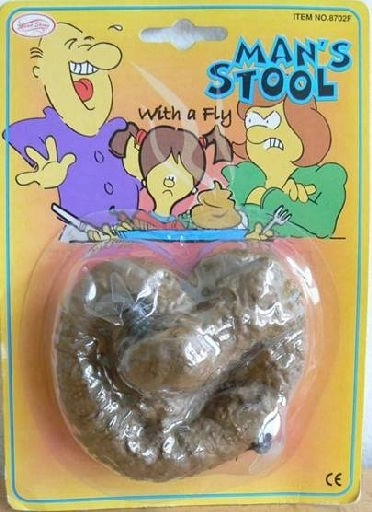 Jouet drôle caca avec mouches