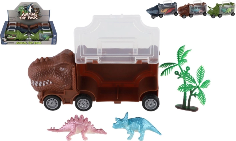 Camion dinosaure avec accessoires 16 × 7 cm
